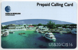 Cayman Islands - Georgetown Harbour - CAY-05 (with Cayman Islands Under Logo) - Isole Caiman