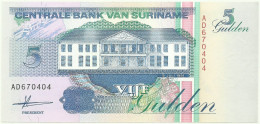 Suriname - 5 Gulden - 9 Juli 1991 - Pick 136.a - Unc. - Serie AD - Surinam