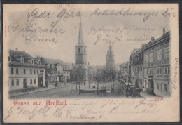 AK Gruss Aus Arnstadt Ried. S/w Gel. Arnstadt 10.1.99 Nach Fulda - Arnstadt