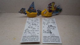 1997 Ferrero - Kinder Surprise - 611921 & 611964 - Spiel Und Spaß Am Meer - Complete Set+ 2 BPZ's - Monoblocs