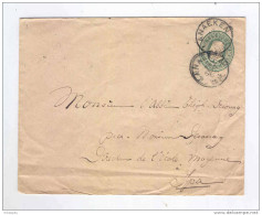 Provincie LIMBURG -  Entier Postal Enveloppe LANAEKEN 1893 Vers SPA  -- B3/363 - Enveloppes