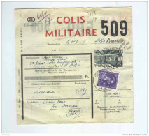 BRABANT WALLON - Formule De COLIS MILITAIRE Avec Léopold Col Ouvert GREZ DOICEAU 1951 Vers BPS 8 En Allemagne --  LL926 - Andere & Zonder Classificatie