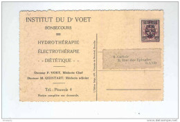 Carte-Vue Privée TP333 Type Préo 1932 - Institut Du Docteur Voet à BONSECOURS   --  LL918 - 1929-1937 Lion Héraldique