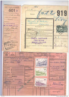 2 Formulaires De Colis Et 1 Talon 1948/1975 - Cachets De Gare BRAINE L'ALLEUD  --  B2/092 - Otros & Sin Clasificación