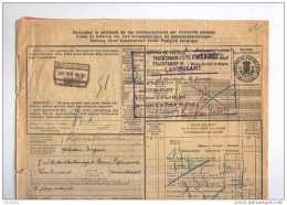 Lettre De Voiture Cachet De Gare ROMEDENNE-SURICE 1936 Vers AISEAU   --  B2/099 - Sonstige & Ohne Zuordnung