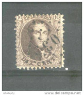 Médaillon Dentelé TP 14 Cachet AMBULANT Losange De Points O. 3  --  PP837 - Bahnpoststempel