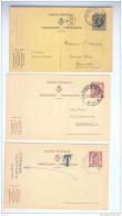 5 X Entier Postal  Textes En Allemand TRILINGUES Ou BILINGUES 1932 / 1984  --  PP119 - Andere & Zonder Classificatie