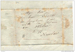 Lettre Précurseur AERTSELAER 1824 Vers Notaire Van Osselaer à  ST NICOLAS - Port Encre I I  --  B6/038 - 1815-1830 (Dutch Period)