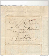 Lettre Précurseur Griffe MALINES Juin 1814 Vers Maire De LIERRE - Port Encre 2  --  B6/037 - 1814-1815 (Generaal Gouv. België)