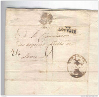 Lettre Précurseur De 94 LOUVAIN An 13 Vers LIERRE - Cachet Humanité Civile Louvain Et Entete Hospices Civils  --  B5/952 - 1794-1814 (Periodo Frances)