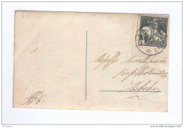 Carte Fantaisie TP 93 Caritas 1 C LIER 1911 Vers Hoboken - COB 150 Euros  --  B5/421 - 1910-1911 Caritas