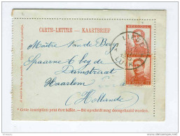 Carte-Lettre Pellens + TP 10 C Dito LIEGE 1913 Vers HAARLEM - TARIF PREFERENTIEL NL à 20 C  --  14/793 - Cartes-lettres