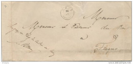 Lettre Précurseur Cachet Type 18 LOOZ Vers TONGRES - Franchise Du Juge De Paix  --  UU030 - 1830-1849 (Belgique Indépendante)