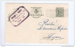 Entier Postal Lion Héraldique MECHELEN 1954 -  Cachet Privé Garage Bodart ( Kinderwagens) -- B4/543 - Cartes Postales 1951-..