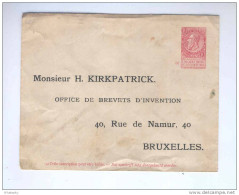 REPIQUAGE Brevets Kirkpatrick Sur Entier Enveloppe Fine Barbe - Non Utilisée -- B8/485 - Enveloppes