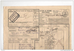 Lettre De Voiture Cachet De Gare HUY SUD 1926 Vers ESSCHEN --  B8/422 - Other & Unclassified