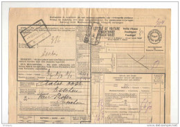 Lettre De Voiture Cachet De Gare ALOST EST 1932 Vers ESSCHEN + Paraphe De Pesage  --  B8/418 - Altri & Non Classificati