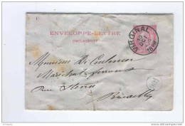 Enveloppe-Lettre Type TP 46 Simple Cercle VIRGINAL 1888 Vers Bruxelles --  B7/284 - Sobres-cartas