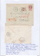 YY124 -- Enveloppe RECOMMANDEE Grosse Barbe U9 à 10 C + TP Dito 35 C LA HULPE 1906 Vers NL - TARIF PREFERENTIEL 45 C - Briefe