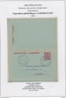 YY104 --  Carte-Lettre Exposition Philatélique 1955 Maison Des Artistes à ANDERLECHT - Kartenbriefe