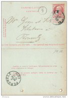 Carte-Lettre Grosse Barbe - LANDEN 1908 Vers Le Filateur Gosse § Fils à PERUWELZ - Origine ATTENHOVEN ---  XX251 - Letter-Cards