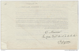 Partie De Document De L' Eveque De NAMUR  En 1833 Vers Le Curé De CHASSEPIERRE - Province Du LUXEMBOURG --  WW305 - 1830-1849 (Belgique Indépendante)
