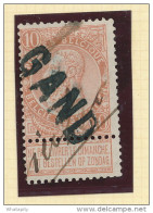 Griffe D'Origine / De Gare Sur Timbre-Poste Fine Barbe - GAND -- WW155 - Linear Postmarks