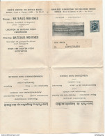 387/27 -  Superbe IMPRIME Illustré 4 P. - TP PREO 1930 - Bateaux-Mouches LIEGE Expo , HUY , VISE , BXL-ANVERS-Hollande - Typo Precancels 1929-37 (Heraldic Lion)