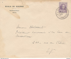 069/27 - ECOLE DE GUERRE Commandement - Lettre à Entete TP Houyoux ST GILLES Brux. 1924 - Cartas & Documentos