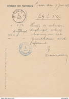 ZZ479 - RONSE Cachet Toutistique 1937  - 3 Documents Direction Des Postes Sur La Fabrication Du Cachet - Postkantoorfolders