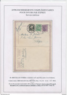 YY 259 - Carte-Lettre Petit Albert + TP Dito Et Montenez En EXPRES De BXL 1923 Vers LIEGE - TARIF 1 F 20 - Cartes-lettres