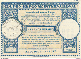 DT 384 -- BELGIQUE Coupon Réponse International ( IRC) 8 Francs - VOSSELAAR 1965 - Coupons-réponse Internationaux
