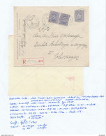 YY150 -- Enveloppe RECOMMANDEE Petit Albert U20 + TP Dito OOSTENDE 1920 Vers VLISSINGEN NL - TARIF PREFERENTIEL 45 C - Covers