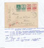 YY145 -- Enveloppe RECOMMANDEE Pellens U15 à 10 C + TP Dito ANTWERPEN 1913 Vers Autriche - Double Port TARIF 65 C - Enveloppes