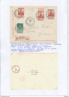 YY146 -- Enveloppe RECOMMANDEE Pellens U15 à 10 C + TP Dito BRUXELLES 2 En 1913 Vers ROMEDENNE Via SURICE - TARIF 35 C - Enveloppes