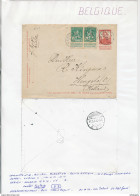 YY141 -- Enveloppe Pellens U15 à 10 C + TP 5 C X 2 EECLOO 1914 Vers Pays-Bas - TARIF PREFERENTIEL 20 C - Omslagen