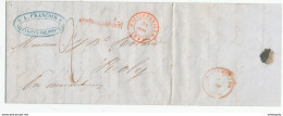 855/29 - Lettre Précurseur PHILIPPEVILLE 1849 Vers ROLY - Port 2 Décimes - Cachet Et Texte Signé François à SILENRIEUX - 1830-1849 (Belgique Indépendante)