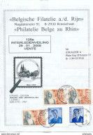 136/29 - 2 Découpures Différentes D' Entier Postal Albert II + 3 TP Sur Catalogue IMPRIME - ANTWERPEN 2005 Vers UCCLE - Cartes Postales 1951-..