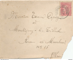 824/28 - Enveloppe + Contenu D' Un Soldat Torpilleur Du Génie à OSTENDE 1905 - Originaire De MONTIGNY Le TILLEUL - Storia Postale