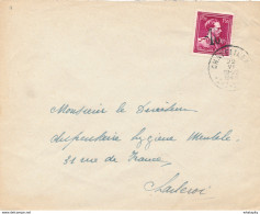 085/29 - Lettre TP Moins 10 % Surcharge Locale CHATELINEAU 1946 Vers CHARLEROI - 1946 -10%