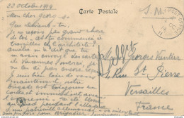 621/27 - Carte-Vue YPRES Soldat Français En Mission Chez Les Anglais - ARMY P.O 11 Du 24 OC 1914 - Not Occupied Zone