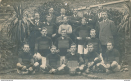 637/27 -  Carte-Photo Equipe De FOOTBALL HERVE 1916 Vers Prisonnier Smets Au SENNE Lager PADERBORN - Censure Du Camp - Prigionieri