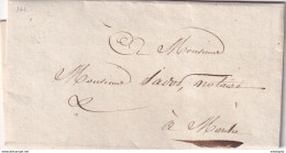 DDX 264 - Lettre Précurseur Transportée Par Porteur - LAROCHE 1833 Vers Notaire Jadot à MARCHE - 1830-1849 (Belgique Indépendante)