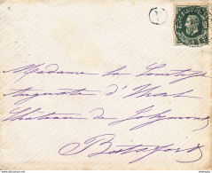 DDW604 - Enveloppe TP 30 ORMEIGNIES 1883 Vers BOITSFORT - Boite Rurale V Du Chateau Du Comte D' Ursel - Posta Rurale