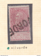 DDA 518 - Griffe D'Origine / De Gare Sur Timbre-Poste Fine Barbe (VIL) VORDE     -    VILVORDE - Linear Postmarks