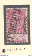 DDA 517 - Griffe D'Origine / De Gare Sur Timbre-Poste Fine Barbe TURNHOUT - Linear Postmarks