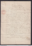 217/35 - WAVRE Testament En 1 Page Sur Papier Fiscal En 1840 - Docteur En Médecine François Xavier Allart - Documents