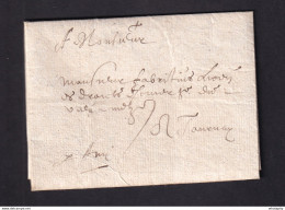 DDZ 760 - Lettre Précurseur LILLE 1646 Vers Monsieur Fabritius à TOURNAY - Texte En 1 Page - Manuscrit P. Ami - 1621-1713 (Paesi Bassi Spagnoli)