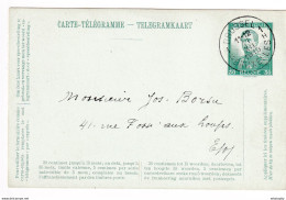 DDY 263 --  CARTE-TELEGRAMME Pellens BRUXELLES 1913 - TRES RARE Utilisée Comme Télégramme (15 Mots Maximum) - Telegraafzegels [TG]