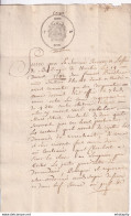 Document Fiscal Du Hainaut 2 Pages - Empreinte Quatre Patars 1742 -  Mention Du Baillage De HARCHIES  --  SS/570B - Documents